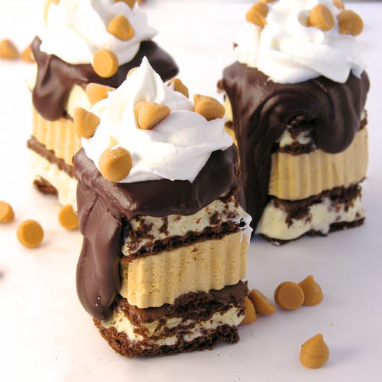 Butterscotch Ice Cream Towers