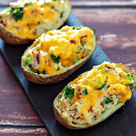 Broccoli Twice Baked Potatoes