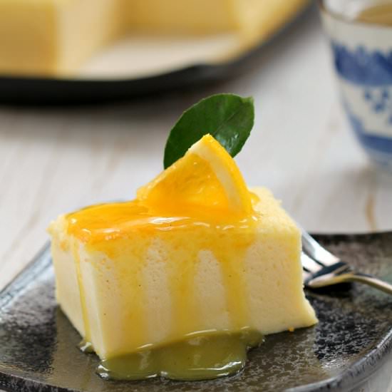 Japanese Orange Souffllé Cheesecake