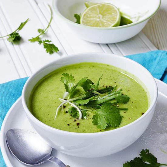 Chilled-out Cucumber & Avocado Soup