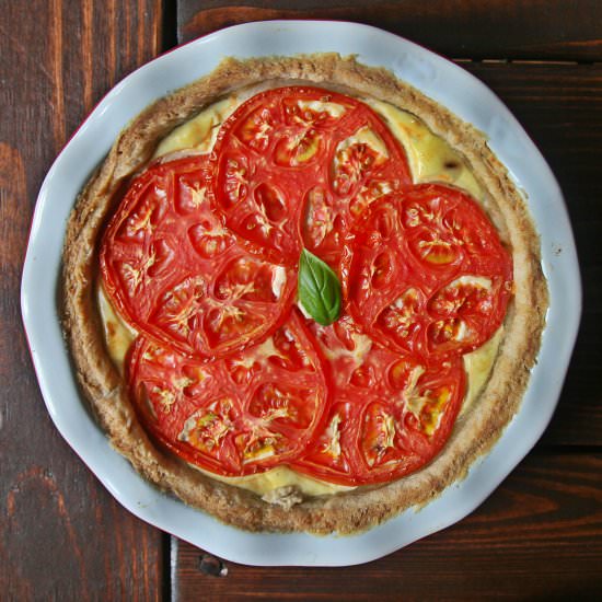 Cheese & Tomato Tart