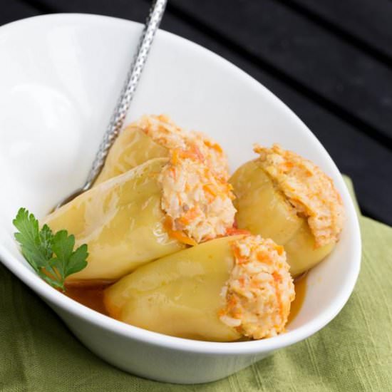 Russian Stuffed Bell Peppers