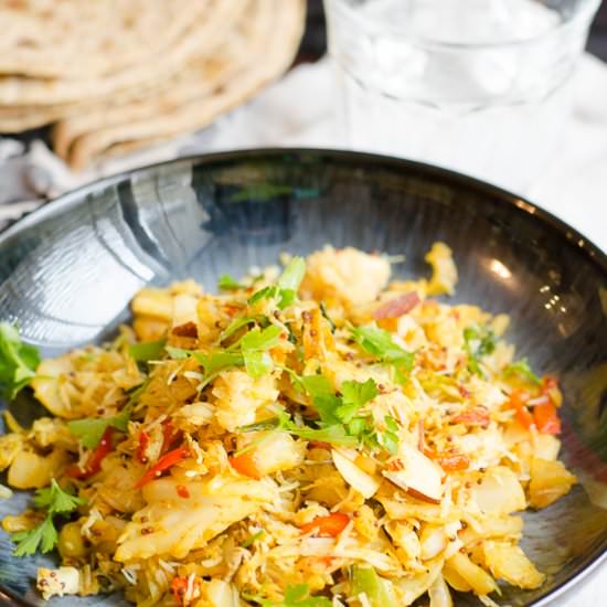 Crab, Cabbage and Coconut Curry
