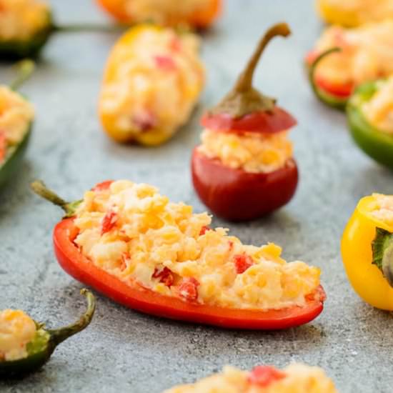 Pimento Cheese Stuffed Peppers