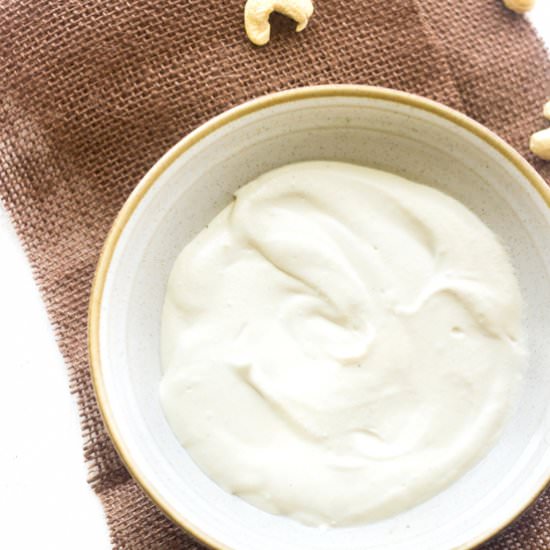 Vegan Coconut Cashew Cream