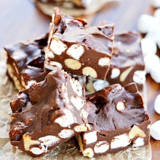 Rocky Road Fudge