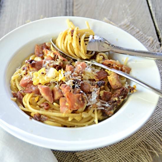 Linguini Carbonara