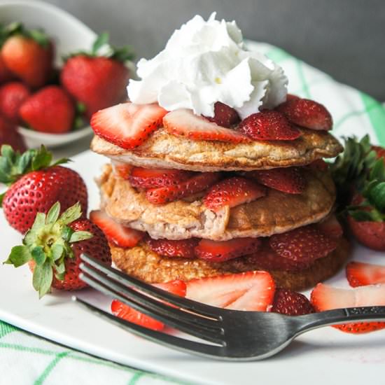 Strawberry Shortcake Pancakes