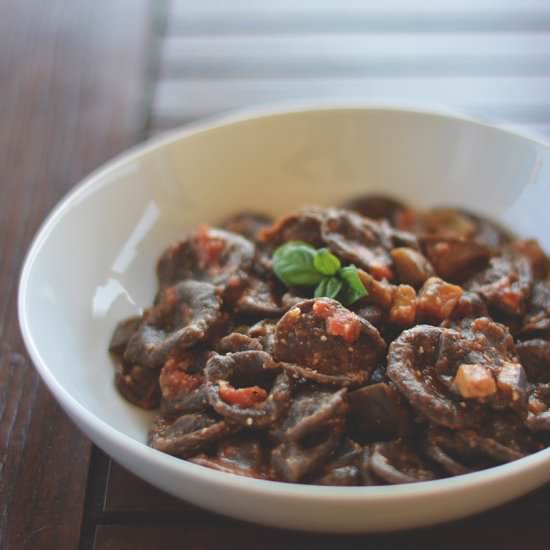 Orecchiette with Eggplant sauce
