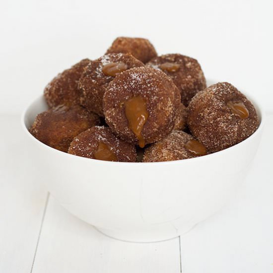 Caramel Cinnamon Sugar Donut Holes
