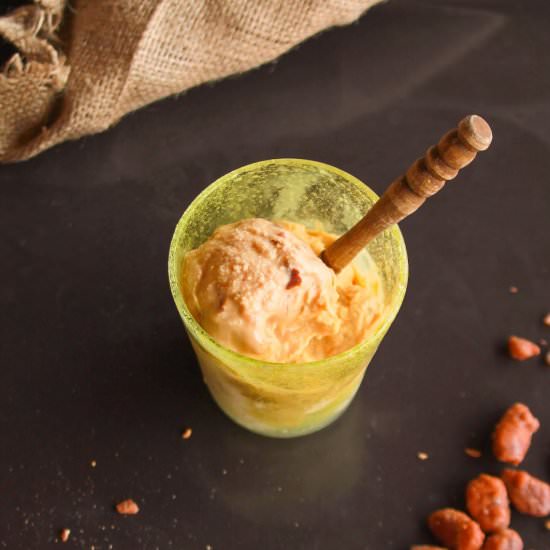 Dulce de leche ice cream