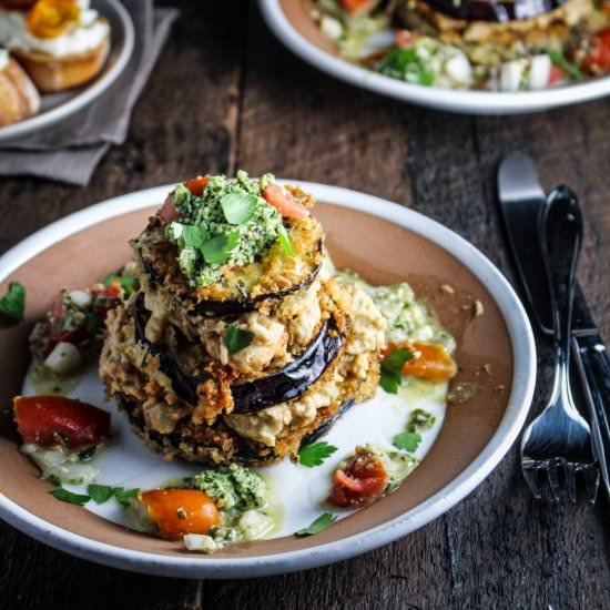 Eggplant Napoleon