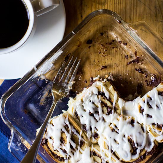 Chocolate-Cinnamon Rolls