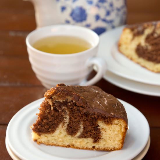 Ricotta and nutella cake