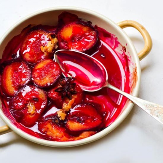 Roasted Plums