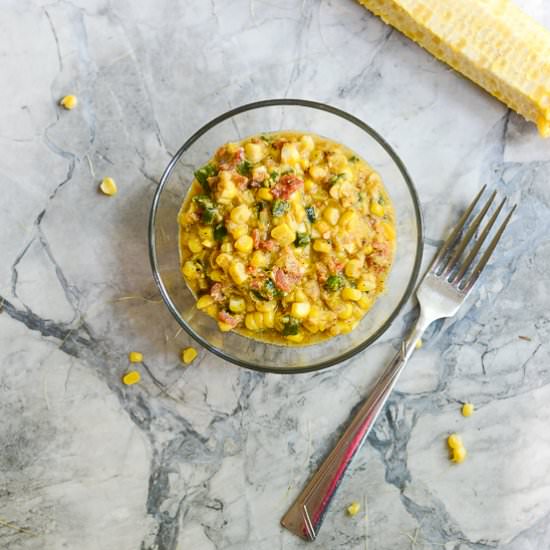 Spicy Corn Succotash