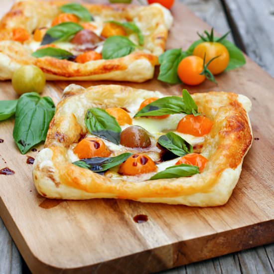 Caprese Tarts