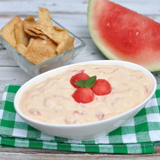 Watermelon Cheesecake Dip