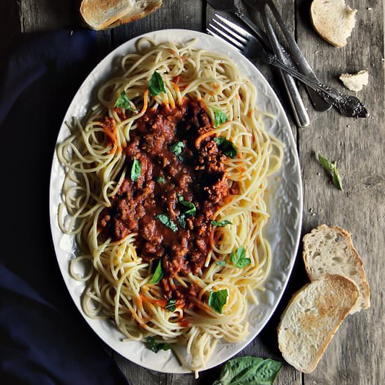 Quick and Easy Spaghetti with Beef