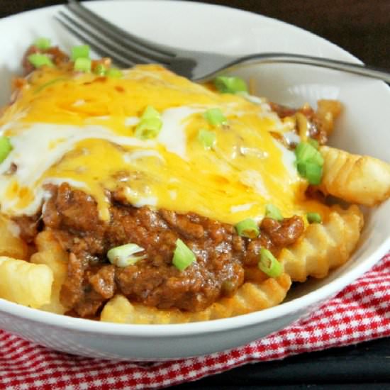 Chili Con Carne Cheese Fries