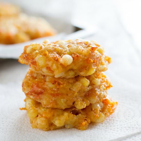 Cheddar Corn Fritters