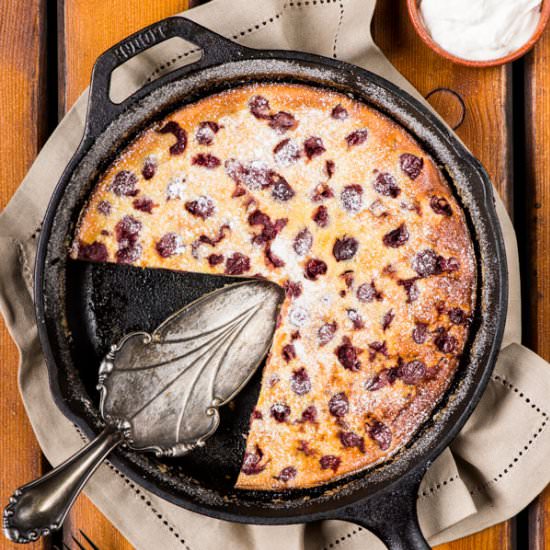 Cherry Compote Clafoutis