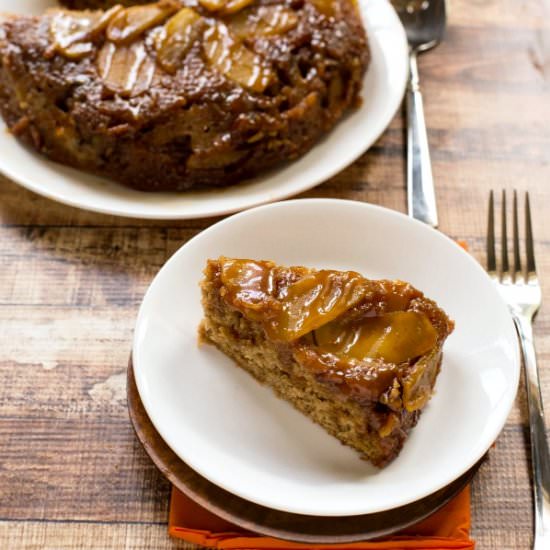 Salted Caramel Upside-Down Cake