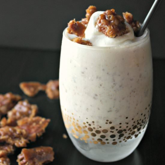 Salted Pecan Praline Milkshake