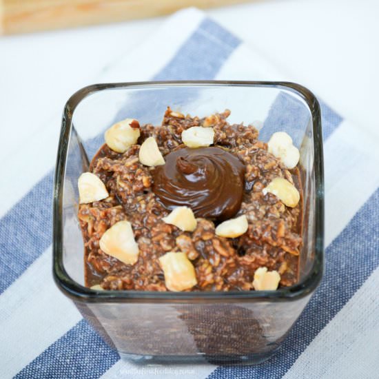 Nutella Overnight Oats