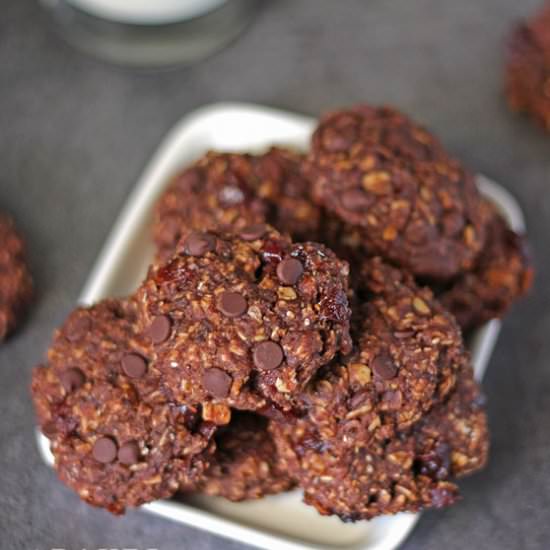 Double Chocolate Breakfast Cookies