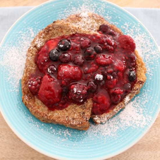 French Toast with Berry Compote