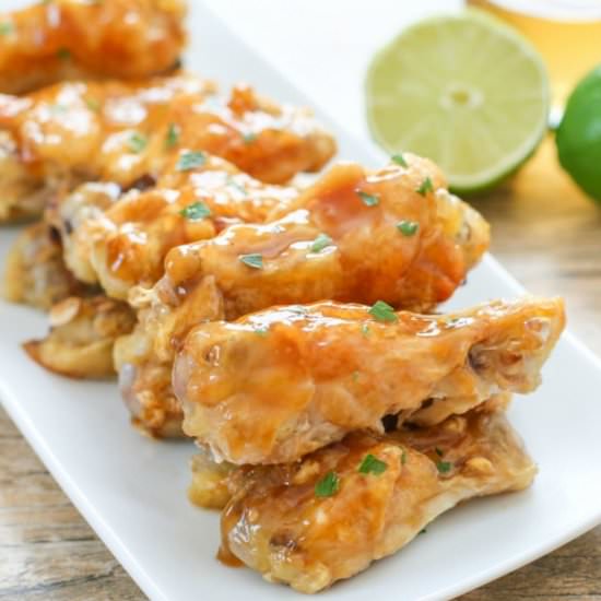 Crispy Baked Tequila Wings