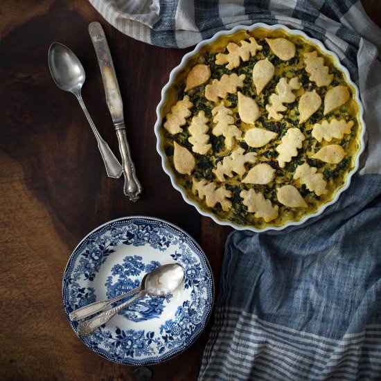Spiced Chard Cobbler