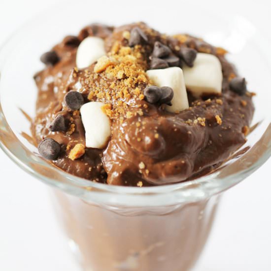 S’mores Chocolate Ice Cream