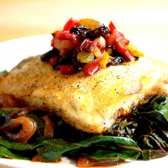 Pan-Seared Sea Bass