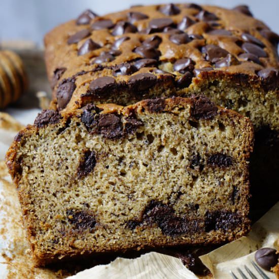 Chocolate Chip Apple Banana Bread