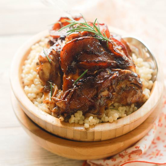 Peach Balsamic Rosemary Chicken