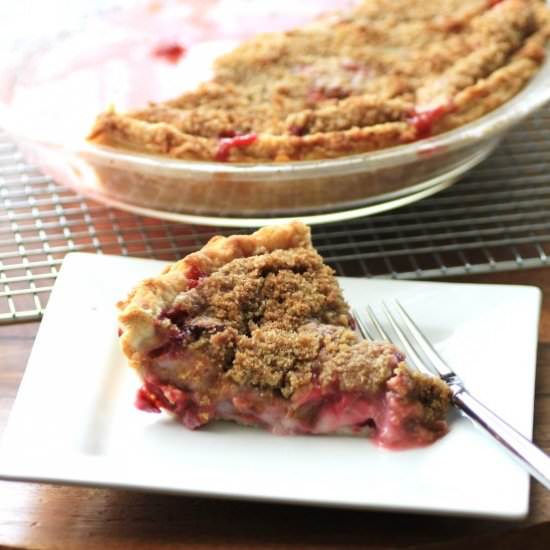 Rhubarb Strawberry Pie