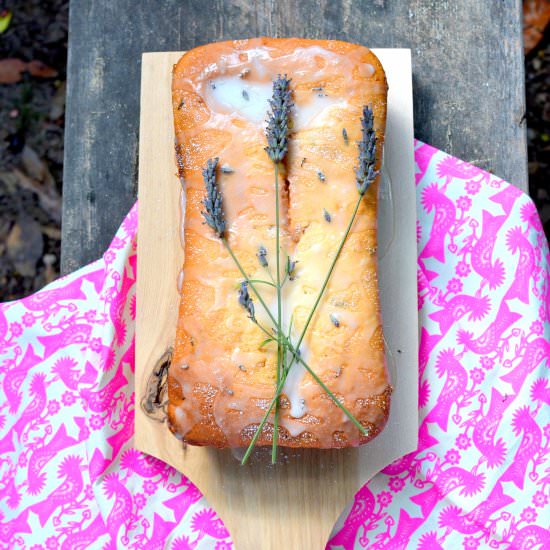Lavender Lemon Loaf Cake