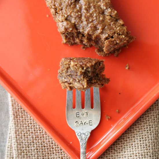 Pumpkin Almond Butter Cookie Bars