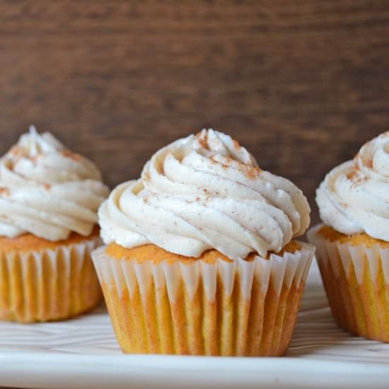 Pumpkin Spice Cupcakes
