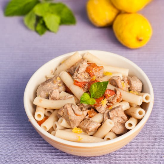 Pasta with Tuna and Lemon
