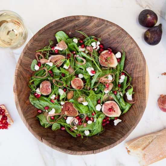 Salad with Pea Tendrils