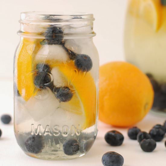 Blueberry Orange Agua Fresca