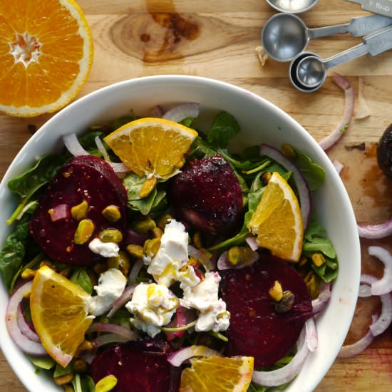 Beet Salad with Orange Dressing