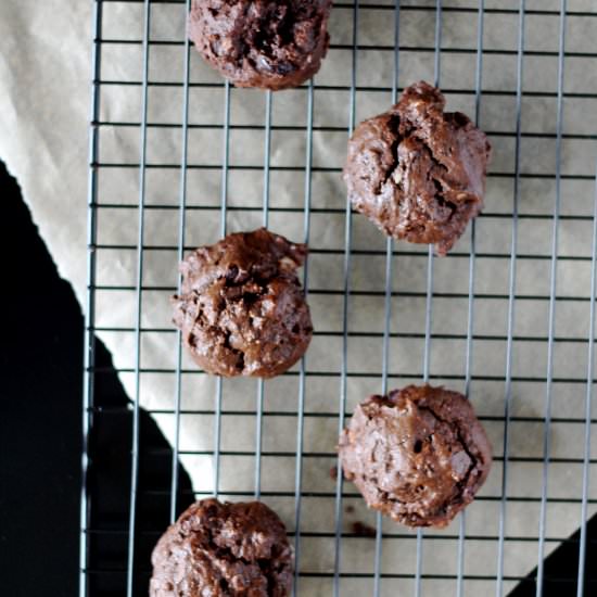Fruit & Nut Chocolate Wine Cookies