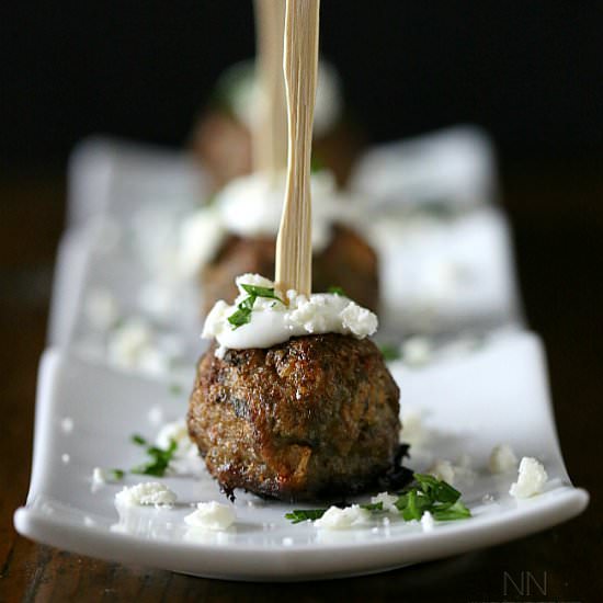 Greek Lamb Meatballs