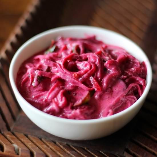 Beetroot Pachadi and Puli Inji