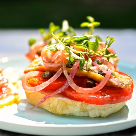 Marinated Anchovy Sandwich