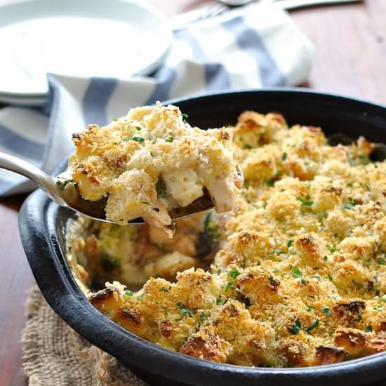 Creamy Bacon Chicken Broccoli Bake